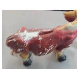 Vintage Bull theme Carnival Chalkware Piggy Bank Vintage Bull theme Carnival Chalkware Piggy Bank