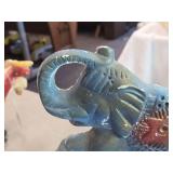 Vintage Circus Elephant theme Carnival Chalkware Figurine Vintage Circus Elephant theme Carnival Chalkware Figurine