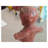 Vintage 1930's President Abraham Lincoln theme Carnival Chalkware Bust Vintage 1930's President Abraham Lincoln theme Carnival Chalkware Bust