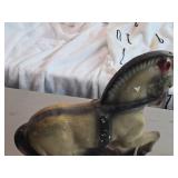 Vintage 1930's Trojan Fancy Horse theme Carnival Chalkware Statue Vintage 1930's Trojan Fancy Horse theme Carnival Chalkware Statue