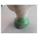 Vintage 1930's American Indian Wearing Feathered Headress theme Carnival Chalkware Bust Vintage 1930's American Indian Wearing Feathered Headress theme Carnival Chalkware Bust