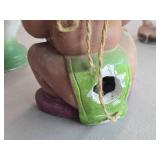 Vintage Native American Boy theme Carnival Chalkware Coin Bank by Duquesne Statuary Vintage Native American Boy theme Carnival Chalkware Coin Bank by Duquesne Statuary