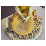 Vintage 17' Native American Woman theme Carnival Chalkware Figurine Vintage 17' Native American Woman theme Carnival Chalkware Figurine