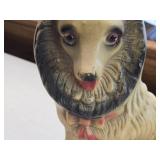 Vintage Collie Dog theme Carnival Chalkware Statue by Illinois Plastic Products Co (1950's) Vintage Collie Dog theme Carnival Chalkware Statue by Illinois Plastic Products Co (1950's)