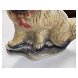 Vintage Collie Dog theme Carnival Chalkware Statue by Illinois Plastic Products Co (1950's) Vintage Collie Dog theme Carnival Chalkware Statue by Illinois Plastic Products Co (1950's)