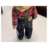 Vintage 1950's Buddy Lee - Lee Jeans Denin Real Original Plastic Cowboy Doll Vintage 1950's Buddy Lee - Lee Jeans Denin Real Original Plastic Cowboy Doll