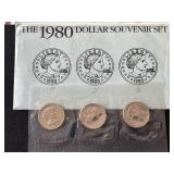 1980 Susan B. Anthony Mint Mark Souvenir Set 1980 Susan B. Anthony Mint Mark Souvenir Set