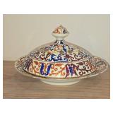 Vintage Porcelain Lidded Tureen by Royal Vienna RB Austria 5' x 9 1/2'