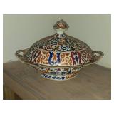 Vintage Porcelain Lidded Tureen by Royal Vienna RB Austria 6 1/2' x 10'