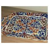 Vintage Porcelain 11-1/2' x 8' Plate and 9' x 6' Tray by Royal Vienna RB Austria