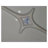 Vintage Porcelain 11-1/2' x 8' Plate and 9' x 6' Tray by Royal Vienna RB Austria