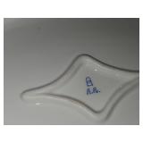 Lot of (2) Vintage Porcelain Oval Plates by Royal Vienna RB Austria 16' x 10 1/2'