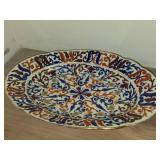 Lot of (2) Vintage Porcelain Oval Plates 13' x 8-1/2' and 11-1/2' x 7-1/2'