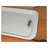 Lot of (3) Porcelain Cake Plates 15' x 5'