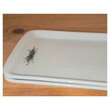 Lot of (3) Porcelain Cake Plates 15' x 5'