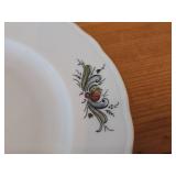 Porcelain Dishwares by Porsgrund (Bavaria Germany) - (3) 6-3/4' Salad Plates and (1) 3' Coffee Cup