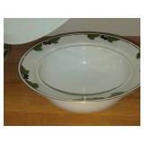 Lot of (2) 9-3/4' Porcelain Round Serving Bowls by Porsgrund (Norway)