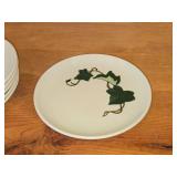 Lot of (6) 6 1/2' Salad Plates - Poppy Trail California Ivy by Metlox