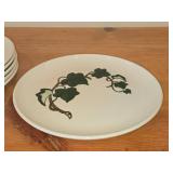 Lot of (6) 9-1/2' Dinner Plates - Poppy Trail California Ivy by Metlox
