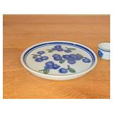 Porcelain Tea Set 7-piece - April Child's Blueberry by Comelle