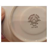 Porcelain Tea Cup and Saucer Set by Noritake / Rubeta pattern