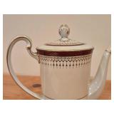 Porcelain Coffee Pot with Lid by Noritake / Rubeta pattern