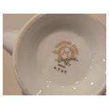 Porcelain Coffee Pot with Lid by Noritake / Rubeta pattern