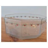 Lot of (2) Multi-Sided Bowls - Heart & Pine by Porsgrund (Norway)