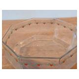 Lot of (2) Multi-Sided Bowls - Heart & Pine by Porsgrund (Norway)