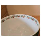 Lot of (3) Serving Bowls - Heart & Pine by Porsgrund (Norway) (green)