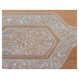 Indiana Glass Clear Glass Creamer, Plate, Pedestal Compote Bowl / Tiara Sandwich pattern