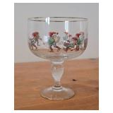 Glass Dessert Bowl - Magnor God Jul by Lars Carlsson / Festive Swedish Christmas pattern