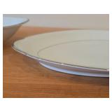 Fine China Wedding Band Dishware Set by Celebrity (Hawaii) - Oval Serving Bowls and Serving Platter
