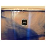 Table Vase by Hadeland Glasswerk (blue contrast)