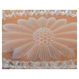 Vintage Late 1800's - Early 1900's American Brilliant Period Hand-Blown / Hand-Cut Crystal Glass Relish / Celery Trays (x2) and Nappy Dish