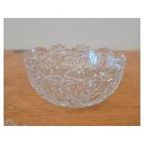 Lot of (3) Vintage 1876-1914 American Brilliant Period Hand-Blown / Hand-Cut Crystal Glass Bowls