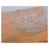 Lot of (3) Vintage 1876-1914 American Brilliant Period Hand-Blown / Hand-Cut Crystal Glass Bowls