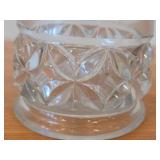 Vintage Early American Pattern Glass Tankard Pitcher - #857 by Flint Glass Co (Spokane Washington)