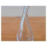 Vintage Crystal Glass Decanter (Signed Kosta Ltd 1666 Vicke Lindstrand) by MCM