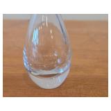 Vintage Crystal Glass Decanter (Signed Kosta Ltd 1666 Vicke Lindstrand) by MCM
