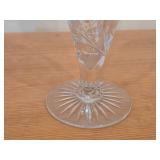 Vintage 13' American Brilliant Period Hand-Blown / Hand-Cut Crystal Glass Footed Table Vase