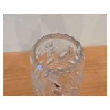 Vintage 13' American Brilliant Period Hand-Blown / Hand-Cut Crystal Glass Footed Table Vase