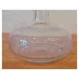 Glass Decanter with Stopper by Boda (Sweden) / Mid-Century Modern style