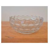 Vintage American Pattern Clear Glass Bowl by Fostoria