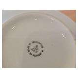 Christmas Nisse Red Gnome Elf theme Porcelain Round Large Serving Bowl by Porsgrund (Norway)