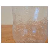 Vintage Fauna Series Clear Glass Bowl by Olivia Toikka for Nuutajarvi (Littala) (1970's) (Finland)