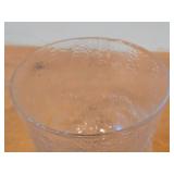 Vintage Fauna Series Clear Glass Bowl by Olivia Toikka for Nuutajarvi (Littala) (1970's) (Finland)