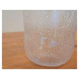 Vintage Fauna Series Clear Glass Bowl by Olivia Toikka for Nuutajarvi (Littala) (1970's) (Finland)