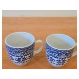 Lot of (2) Porcelain Coffee Cup by Porsgrund (Norway) / Marius Knitting pattern