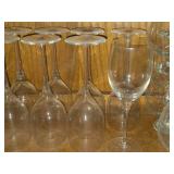 Lot of (6) 8 1/4' Wine Glasses